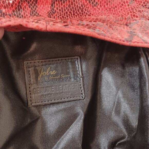 Jolie By Edward Spiers Leather Crossbody Genuine Leather Italy Bag. - Picture 5 of 10